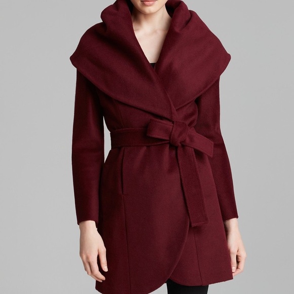 red wrap jacket